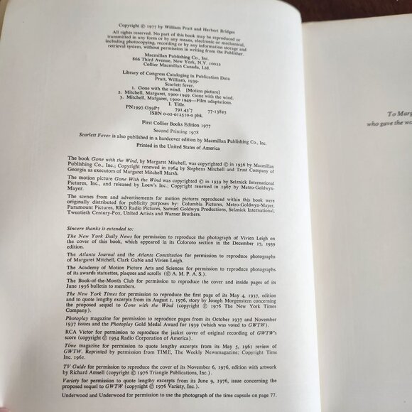 Scarlett Fever: The Ultimate Pictorial Treasury Of Gone With The Wind By William - Picture 8 of 15